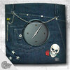 Wanduhr "Crazy Clock-Jeans Pants"